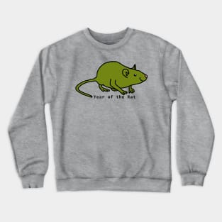 Year of the Rat - Green Crewneck Sweatshirt